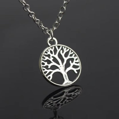 High Quality Classic Shiny Zircon Tree of Life Pendant Necklace, a Beautiful Necklace Gift for Beautiful Women